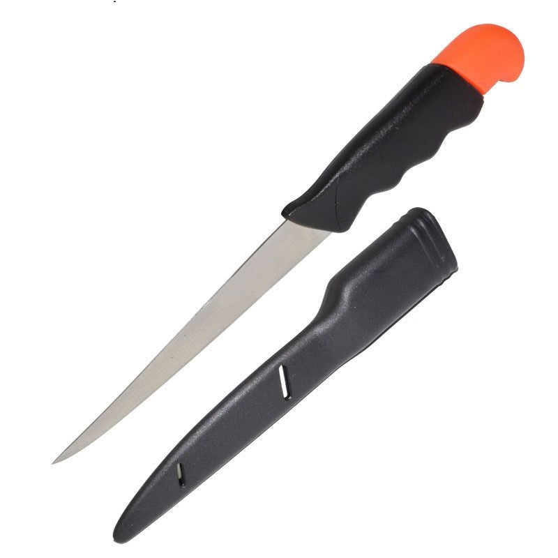 Fishing Knife Stainless Steel With Plastic Sheath